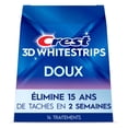 thumbnail image 2 of Crest 3DWhitestrips Gentle At-Home Teeth Whitening Kit, 14 Treatments, Safely Removes 15 Years of Stains, 2 of 18