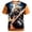 00-Orange#111, variant on Kiijoy Boys Funny Graphic Tee Casual Short Sleeve Crew Neck T Shirt, Blue, Sizes 3-4