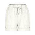 thumbnail image 6 of Ahdbta Women's Hiking Shorts Golf Athletic Outdoor Shorts Plus Size Elastic Waist Drawstring Casual Summer Beach Shorts with Pockets, 6 of 9