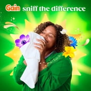 Gain Plus Flings Laundry Detergent Soap Pacs, All-In-One, Happy Hibiscus Scent, 18 Count