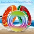 thumbnail image 4 of FiGoal 3 Pack Inflatable Pool Float Swimming Pool Ring Summer Water Parties Outdoor Water Activities, 4 of 6