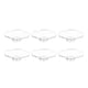 thumbnail image 2 of 6 protectores de vidrio transparentes para velas, ideales para candelabros, bandejas y boquillas. Pétalo, 2 of 9