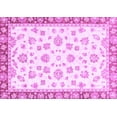thumbnail image 1 of Ahgly Company Indoor Rectangle Oriental Purple Traditional Area Rugs, 7' x 10', 1 of 4