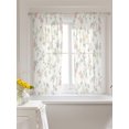 thumbnail image 3 of Farmhouse Daisy Blossoms Tier Curtains 45 Inch Length,Sheer Curtains for Bedroom Living Room Window Vintage Rustic Flowers Rod Pocket Drapes Kitchen Curtains Small Half Window 27.5"x45" 2 Panels, 3 of 7