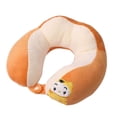 thumbnail image 1 of Almohada para el cuello en forma de U, portátil, bonita almohada para la cabeza para la oficina, la siesta, los viajes, el coche, dormir, doble bordado de tigre, 1 of 5