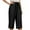 Black^, variant on Jjayotai Womens Pants, Women's Pants Clearance, Women's Cotton Linen Pants, Loose Haren Pants, High Waisted Wide Leg Casual Pants, Capris Pants for Women Black^ L