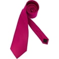 thumbnail image 5 of XINQIHANG Men's Ties Solid Pure Color Plain Formal Black Ties For Men, 5 of 5