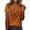 Z26-Orange, variant on FUZHIQ Women's Halloween Graphic Short Sleeve T Shirt Casual Crewneck Tee For Fall Party Daily Wear Comfortable Fit