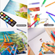 thumbnail image 4 of Colores Lápices Kit Dibujo 228 pcs, Set De Arte Profesional, 4 of 5