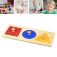 thumbnail image 4 of Bloques de apilamiento y clasificación de formas geométricas, rompecabezas, juguetes Montessori para niños en edad preescolar Estilo C, 4 of 8