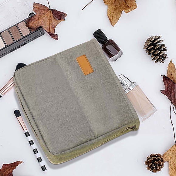 Organizador de Cosméticos Vertical - Estuche de Maquillaje de Viaje de Gran Capacidad BolsaGris MNFD