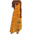 thumbnail image 2 of Fankiway Robe d'Été Décontractée Imprimée Sans Manches à Bretelles Col en V pour Femmes Robes de Plage Grande Taille Robes de Plage pour Femmes, 2 of 5