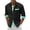 Black, variant on Mens Digital 3D Printing Style Holiday Seaside Beach Long Sleeved Shirt Top with Color Matching Design Blue XL
