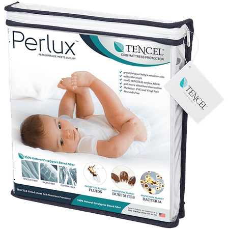Perlux Hypoallergenic Tencel 100 Waterproof Crib Mattress