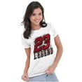 thumbnail image 3 of Sports Athlete 23 Legend Filagree Womens Fitted Plus Size Graphic Tee Brisco Brands 3X, 3 of 5