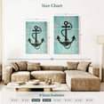 thumbnail image 4 of Elephant Stock Nautical Sign Wall Art - Vertical Multi Panel Canvas - Living Room Wall Decor - Nautical Multi Panel - Blue And Gray Decor - 24" x 38", 4 of 8