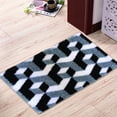 thumbnail image 2 of yuksok DIY Crochet Yarn , Needlework latch and hook set ,Unfinished Crocheting Rug Black and White Stripes, 2 of 9