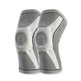 thumbnail image 1 of 2pcs Ultra Knee Compression Sleeve - Professional Knee Brace  Elastic Knee Wraps Patella Stabilizer with Silicone Gel Spring Support  Knee Support Non-slip for Men Women, 1 of 6
