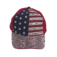thumbnail image 2 of Chapeau à Bretelles Réglable à Thème Strass - Rouge, 2 of 2