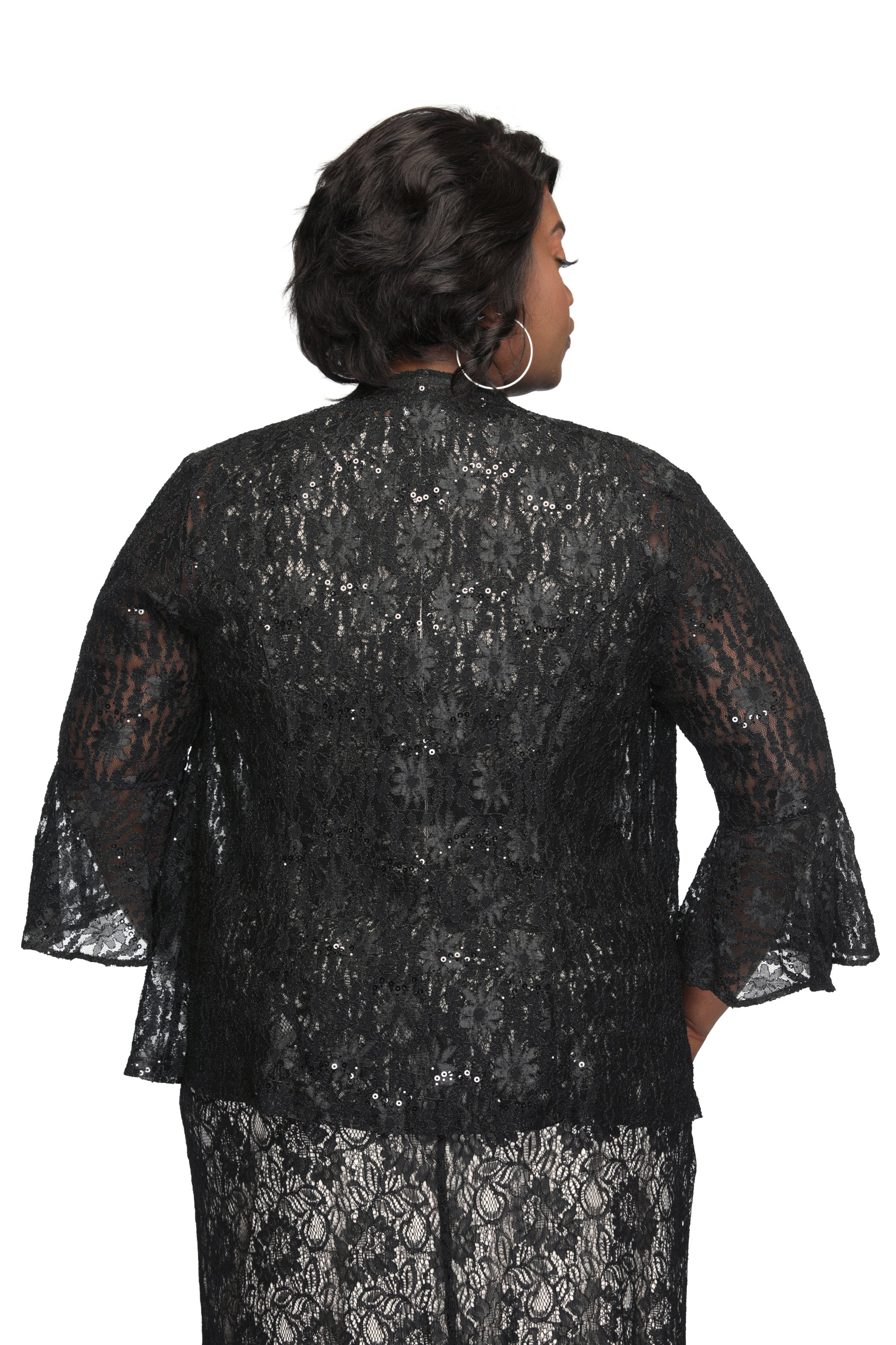 white lace shrug plus size