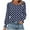 Navy, variant on KyCheLot Womens Undershirt Polka Dot Print Basic Pullover Long Sleeve Tshirts Lightweight Spring Casual Shirts