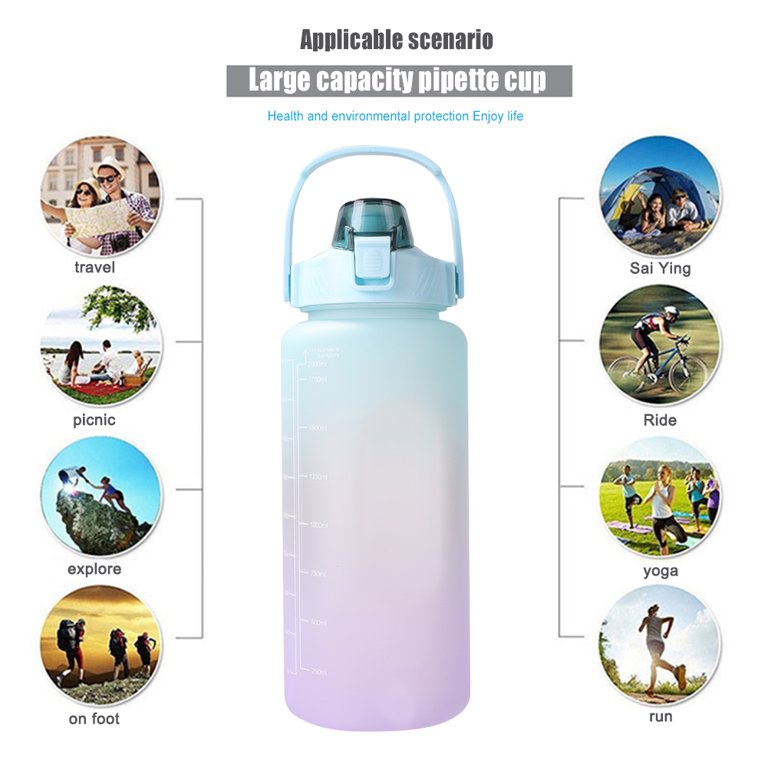 Sports Water Bottle Outdoor Travel Portable Leakproof Drinkware Plastic  Bottle