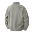 thumbnail image 6 of Men's Corduroy Jacket Fall Casual Button Down Jacket with Notched Collar & Side Pockets Relaxed Fit Outerwear 2XL, 6 of 9