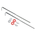 thumbnail image 2 of koolsoo Battery Hold Down J Bolts Fixing Bolts Nuts Washers Battery Tie Down Bracket 27cm, 2 of 9