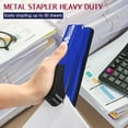 thumbnail image 5 of Metal Stapler Heavy Duty 50 Sheet Capacity with 1500 Staples and Staple Remover, Blue Stapler Full Strip Staplers for Desk, No Jam, Non-Slip Office Stapler with Staples for Office & Classroom, Blue, 5 of 7