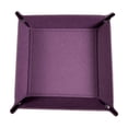 thumbnail image 3 of Leather Dice Tray Four-corner Folding Game Dice Tray Tray Deals Of The Day Clearance Gifts For Womem/Men, 3 of 9