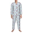 thumbnail image 3 of Fotbe Poodle Dog Pattern Long Sleeve Pajama Set for Men,Sleepwear Set,2-piece Loungewear Set,Soft PJs Comfy Nightwear with Pockets-XX-Large, 3 of 7