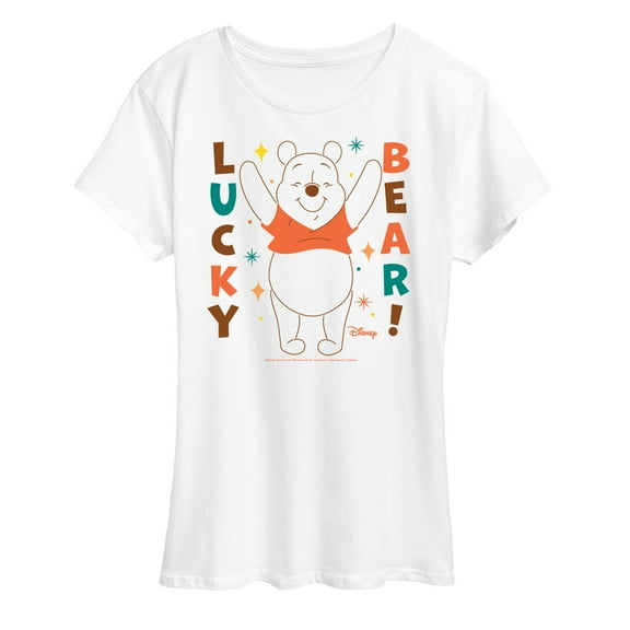 Winnie the Pooh - Lucky Bear - Women's Short Sleeve Graphic T-Shirt