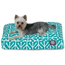 Majestic Pet | Aruba Shredded Memory Foam Rectangle Pet Bed For Dogs, Removable Cover, Pacific, Small