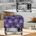 thumbnail image 3 of TSOVTHRID Dog Paw Cobweb Violet Print Microwave Oven Cover Fall Small Appliance Dust Cover Protective Toaster Oven Protector for Kitchen Countertop Halloween Decor, 20.9"W x 15.7"D x 12.4"H, L, 3 of 7