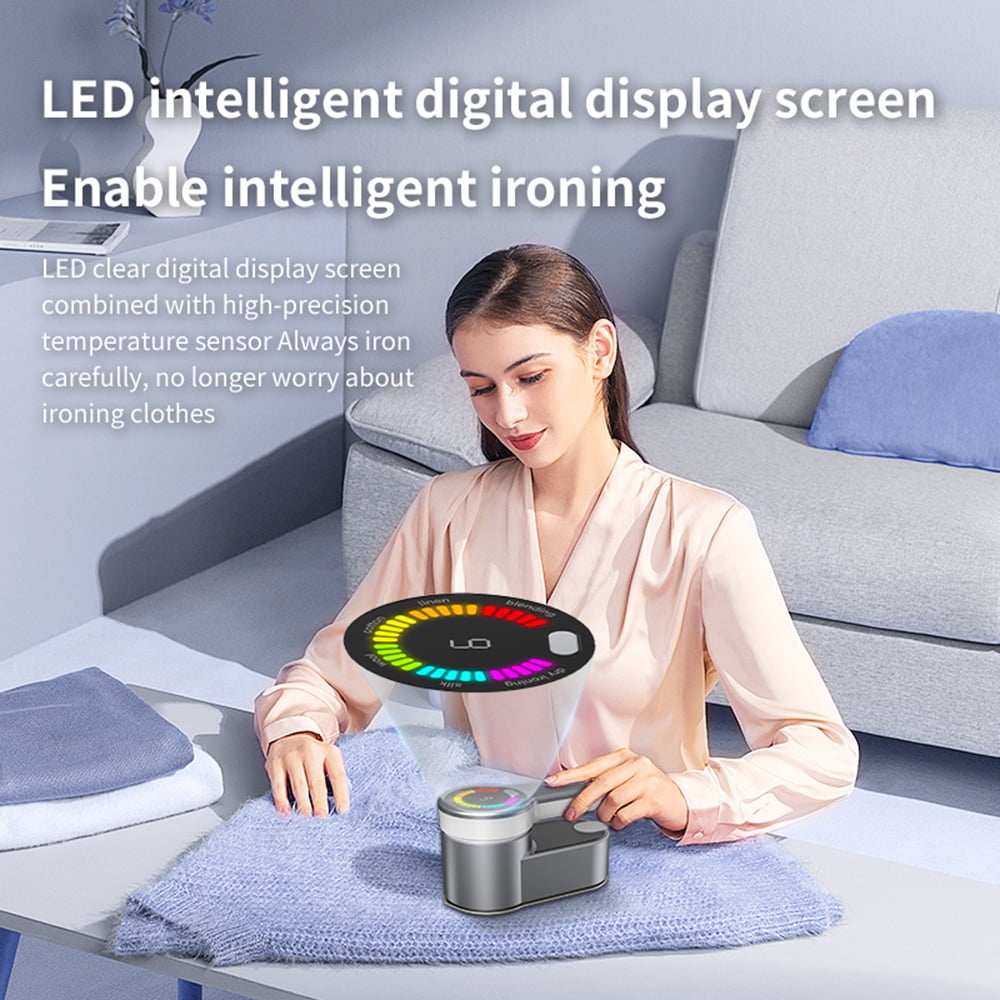 Portable Steamer for Clothes, Handheld Steamer Iron,Ironing Steaming 2 in 1,10s Fast Heating 360° Rotating Nozzle for Home, Dorm, Travel