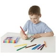 thumbnail image 3 of Melissa & Doug Art Essentials Marker Set - 12 Non-Roll Washable Markers, 3 of 4