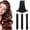 Black, variant on 3‑Pack Overnight Heatless Hair Curlers, Jumbo Flexi Rods With Hook & Satin Hair Scarf, No‑Heat Curling Set For Long & Medium Hair