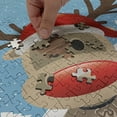 thumbnail image 4 of Ambesonne Christmas Jigsaw Puzzle, Reindeer Rudolph Hat, Heirloom-Quality Fun Activity for Family Durable Cardboard, 1000 pcs, Pale Blue Red Pale Brown, 4 of 5