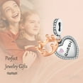 thumbnail image 5 of ROSIANNA925 Sterling Silver Charm for Bracelets Two Tone Queen Dangle Charms Women Bracelet Charm, 5 of 6