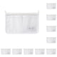 thumbnail image 1 of Cateissary Bolsa de malla de almacenamiento para refrigerador, organizador colgante, soporte para verduras, PP, blanco Blanco 10piezas, 1 of 6