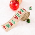 thumbnail image 2 of HBFAGFB Christmas Decorations Party Home Decor Cartoon Stickers Burlap Webbing Decorations B, 2 of 4