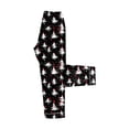 thumbnail image 4 of Fgnfyis Family Christmas Pajamas Matching Sets Silk Satin Print Long Sleeve Button Down Soft Cozy 2 Piece Pajamas Set Tops Pants Nightwear, 4 of 7