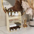 thumbnail image 3 of Organizador De Maquillaje, Estante De Mostrador, Partición Desmontable, Compacto, Antideslizante, Estable, Gran Capacidad Para Dormitorios, 3 of 7