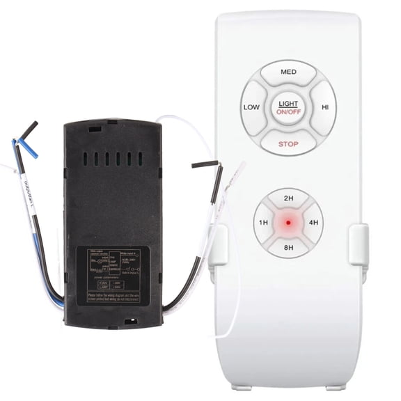 Control remoto del ventilador de techo ANGGREK Kit de control remoto del ventilador de techo ABS universal inteligente
