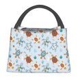 thumbnail image 1 of Disketp Sea Turtle Bolsa Térmica Estampada, Bolsa Térmica Aislante para Almuerzo, Playa y Campamento, 1 of 6