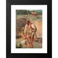 thumbnail image 2 of Almeida Júnior 18x24 Black Modern Framed Museum Art Print Titled - Interrupted Whetting, 2 of 5