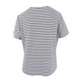thumbnail image 2 of Calvin Klein Women's Plus Size Striped T-Shirt (1X, White/Black), 2 of 2