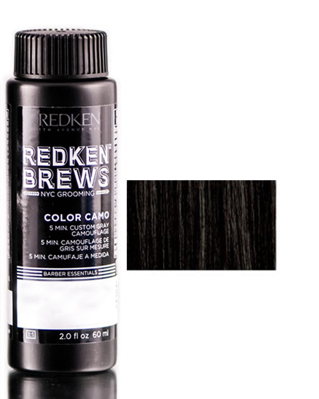 Redken Brews Color Camo - Black Ash - Pack of 1 with Sleek Comb -  Walmart.com
