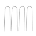 thumbnail image 2 of Clous de Tente, 4 Pcs U en Forme d'Agrafes de Fixation au Sol de Qualité Supérieure, 2 of 14