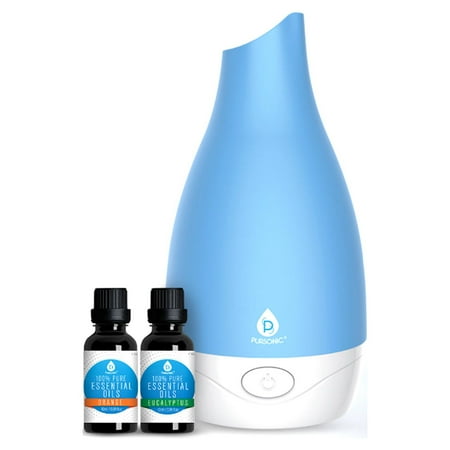 Pursonic Essential Oil Aroma Diffuser with 2 Essential Oils